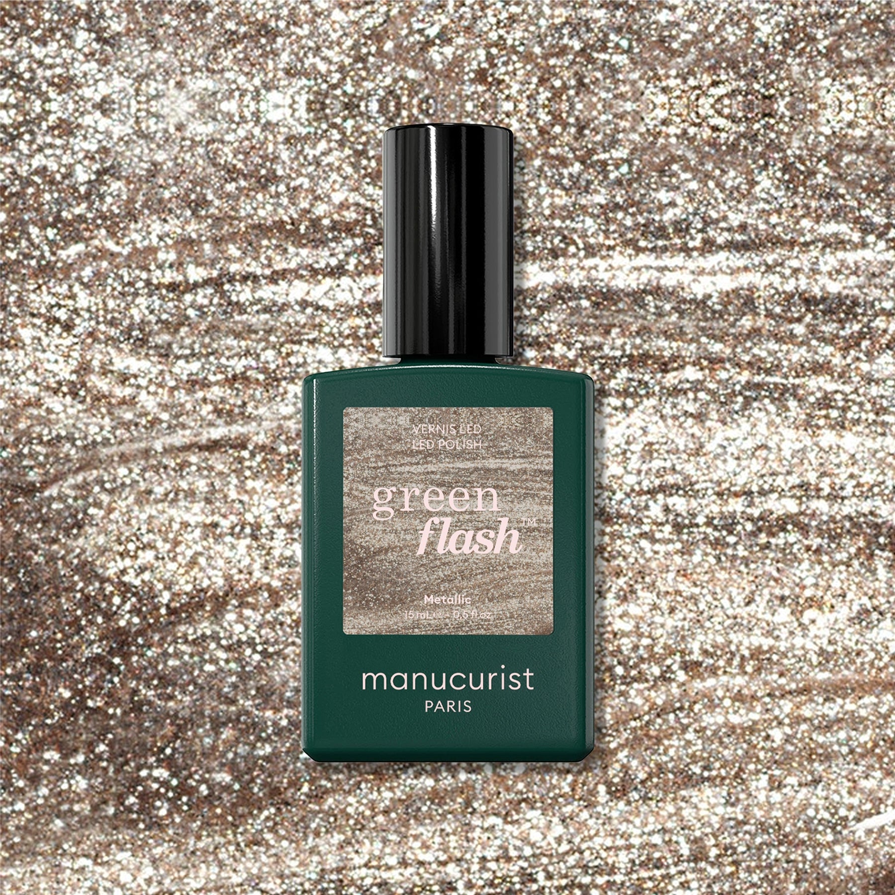 Manucurist Green Flash Metallic vernis semi-permanent doré