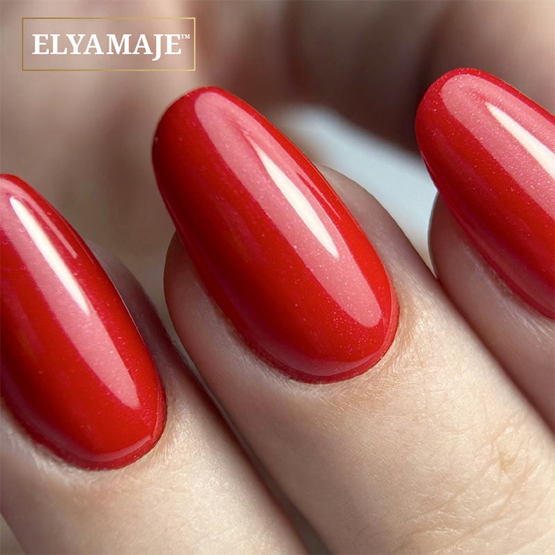Elyamaje N°59 Red Shine vernis semi-permanent rouge