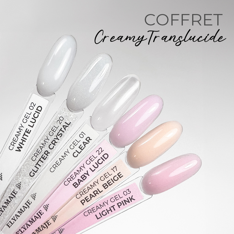 Elyamaje Creamy Gels Coffret 6 Gels UV 20ml Gainage