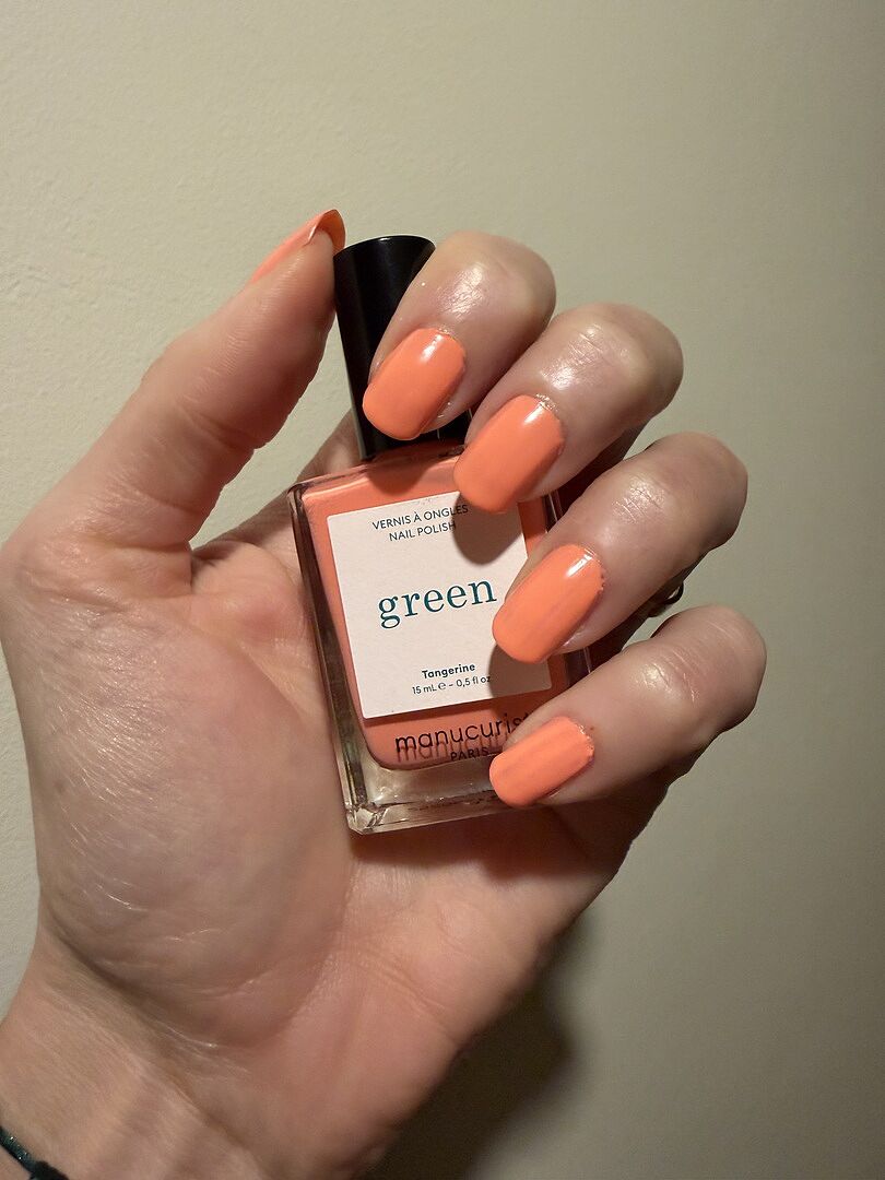 Manucurist Green Tangerine vernis à ongles orange néon