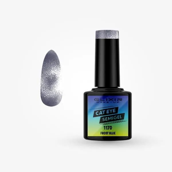 Élixir Cat Eye #1170 vernis semi-permanent 8ml bleu givre