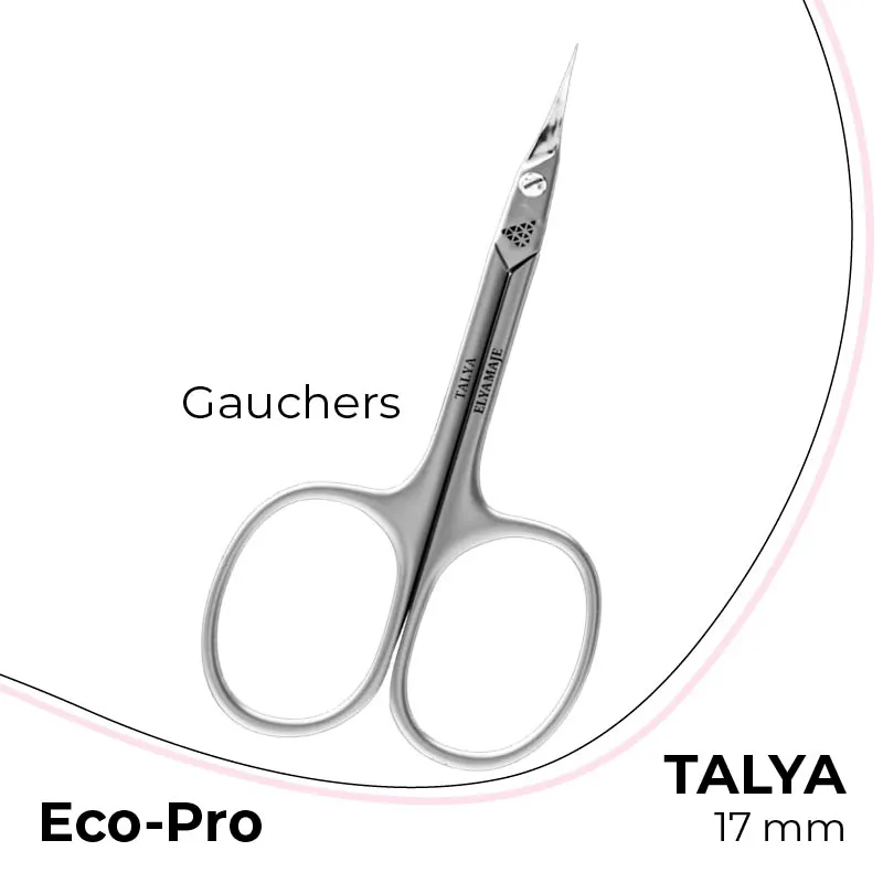 Elyamaje Talya Eco Pro ciseaux cuticules gauchers 17 mm