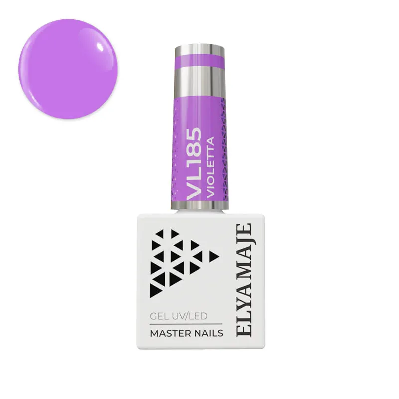 Elyamaje N°185 Violetta vernis semi-permanent couvrant