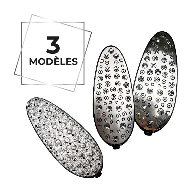 Elyamaje Plaque Rapante râpe pieds double grain