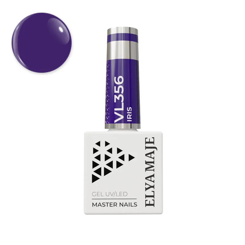 Elyamaje N°356 Iris vernis semi-permanent violet
