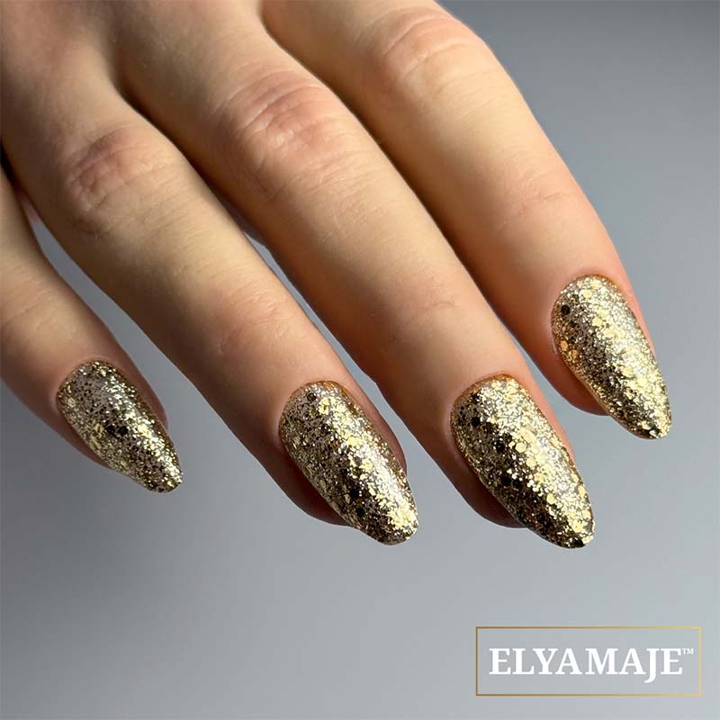 ElyaMaje N°176 Diamond Gold vernis semi-permanent