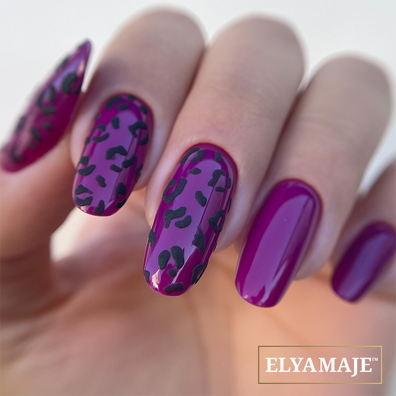 Elyamaje N°109 Purple Flowers vernis semi-permanent lilas