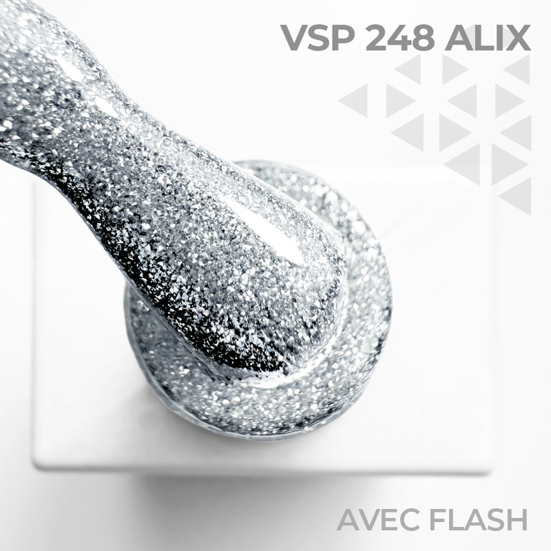 Elyamaje N°248 Alix vernis semi-permanent réfléchissant