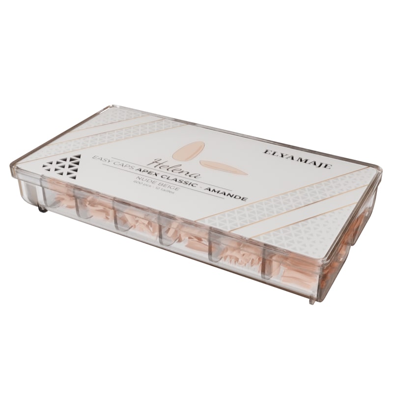 Elyamaje Apex Classic Helena capsules nude beige pose américaine