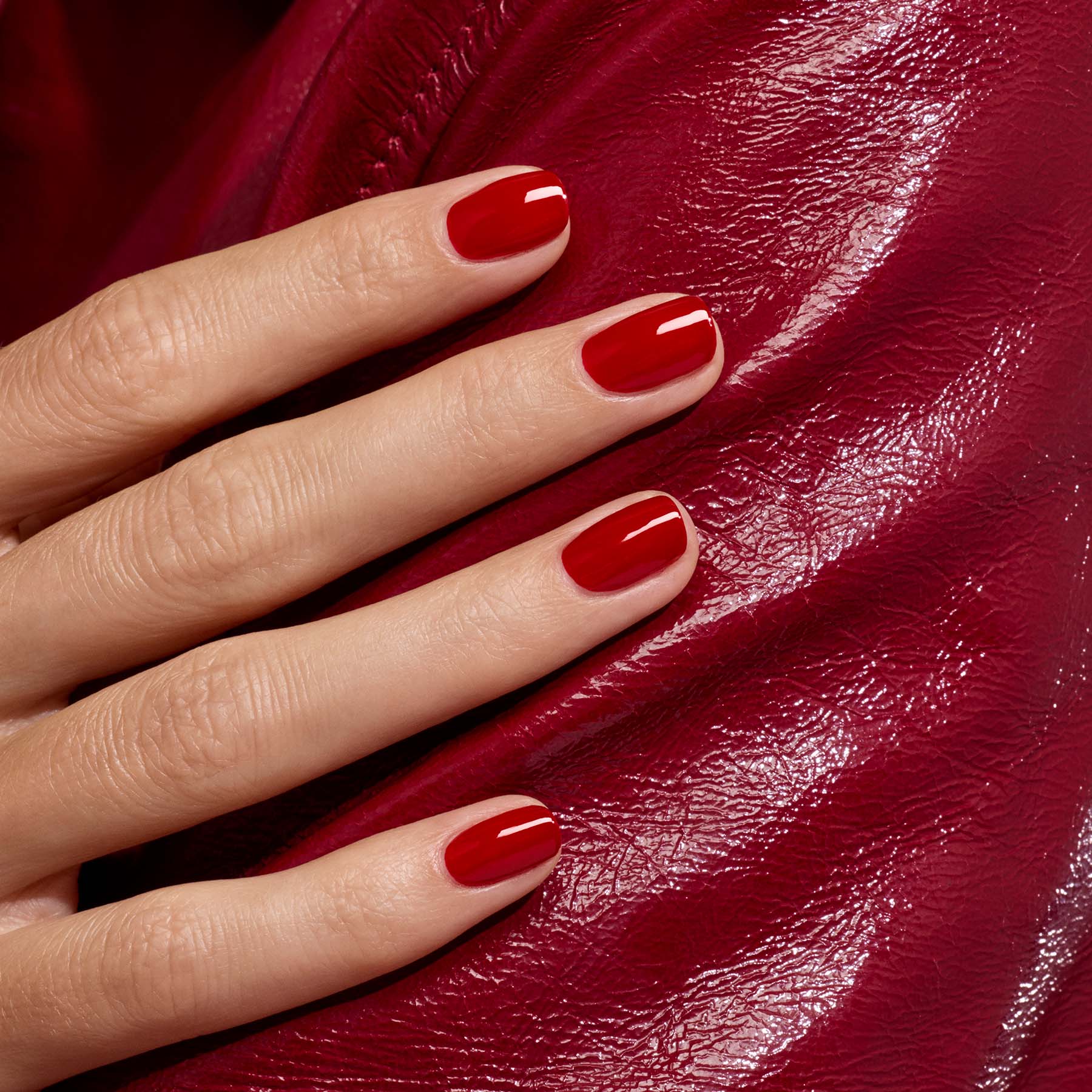 Manucurist Green Flash Red Velvet vernis rouge opaque
