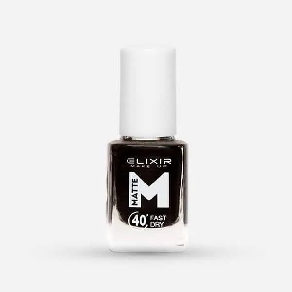 Élixir Matte 40" #M02 vernis mat noir séchage 40 s