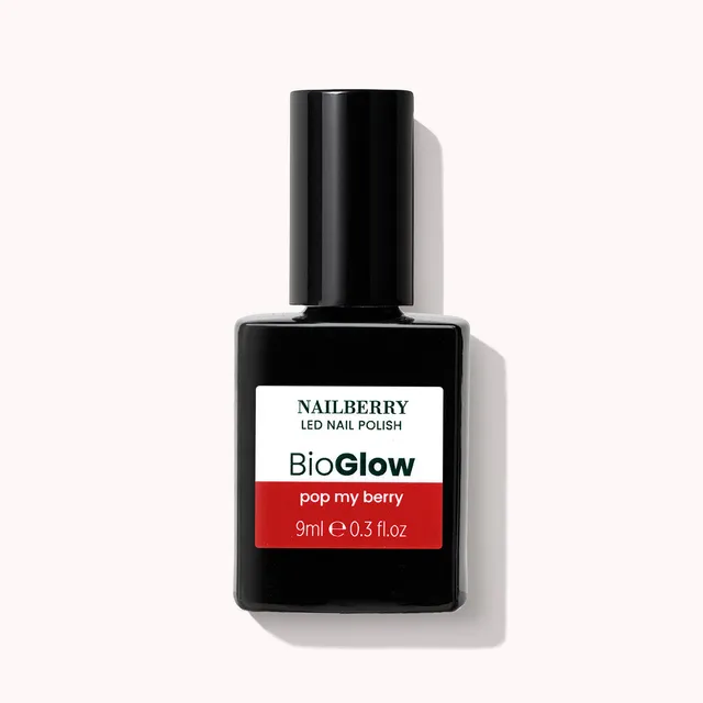 Nailberry BioGlow Pop My Berry vernis 9ml rouge orangé