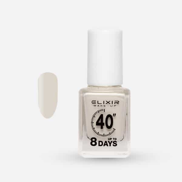 Élixir 40" #391 vernis ongles blanc White Shine 8 jours