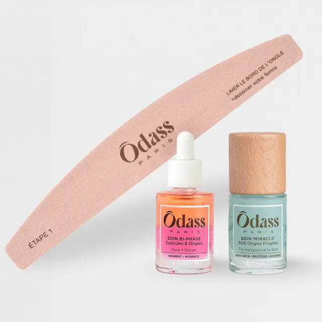 Ôdass Paris Kit Soin Ongles & Cuticules rituel nourrissant 3 soins