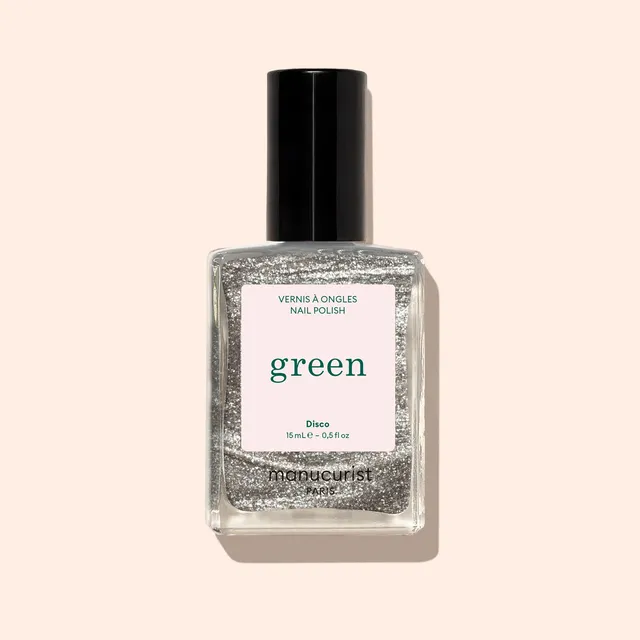 Manucurist Green Disco vernis argenté pailleté