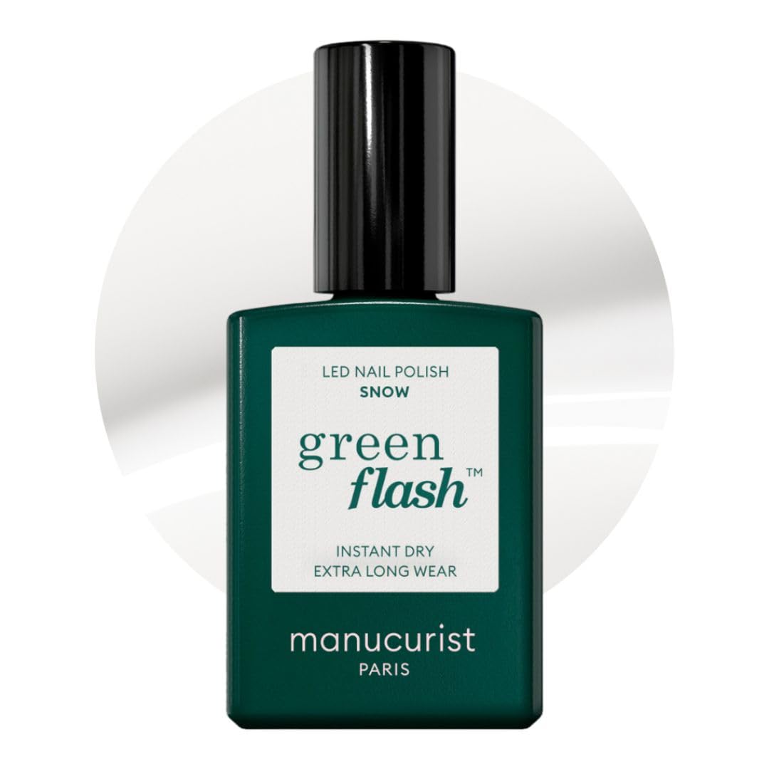 Manucurist Green Flash Groove vernis semi-permanent 15 ml vert nacré
