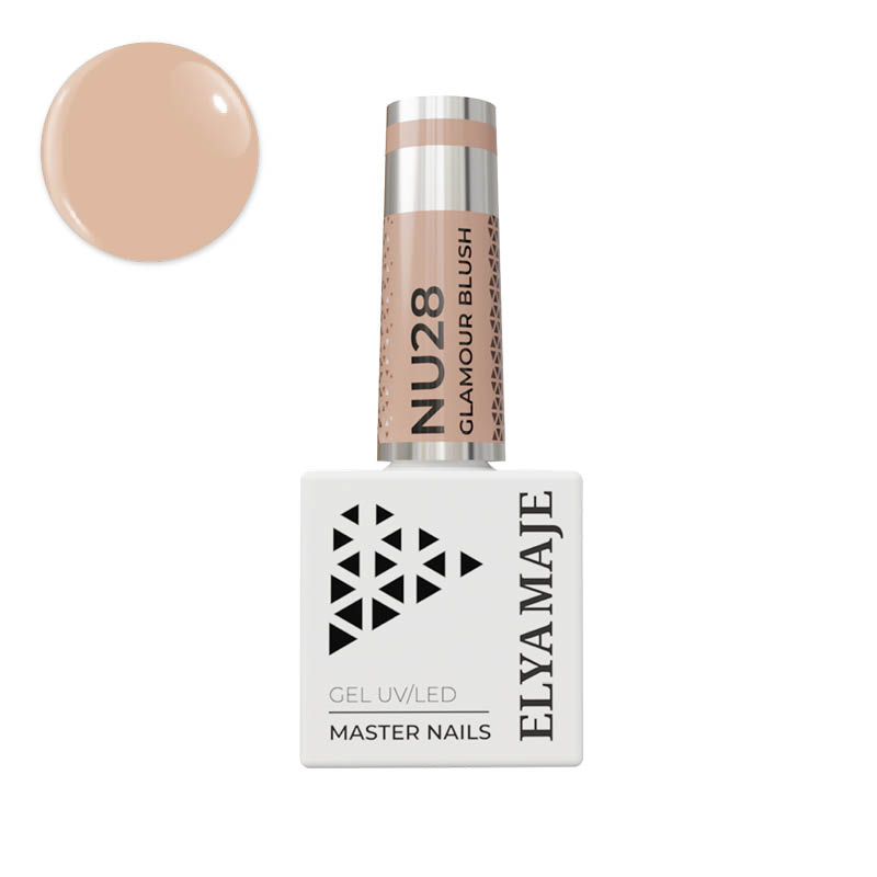 Elyamaje N°28 Glamour Blush vernis semi-permanent nude