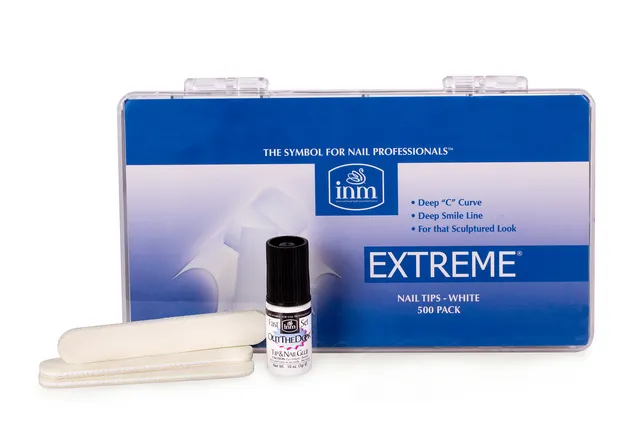 INM X-White capsules ongles 500 pcs blanches