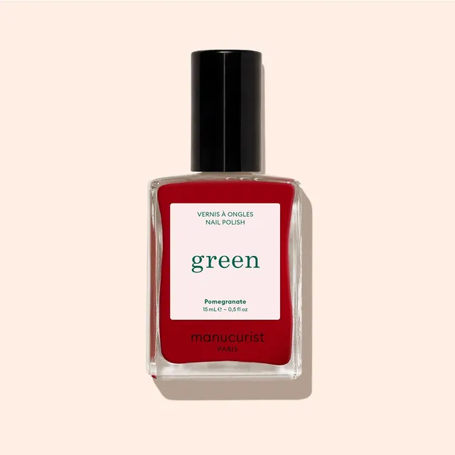 Manucurist Green Pomegranate vernis à ongles rouge opaque