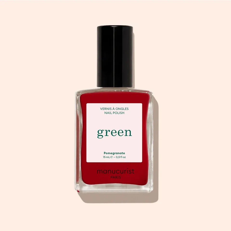 Manucurist Green Pomegranate vernis à ongles rouge opaque