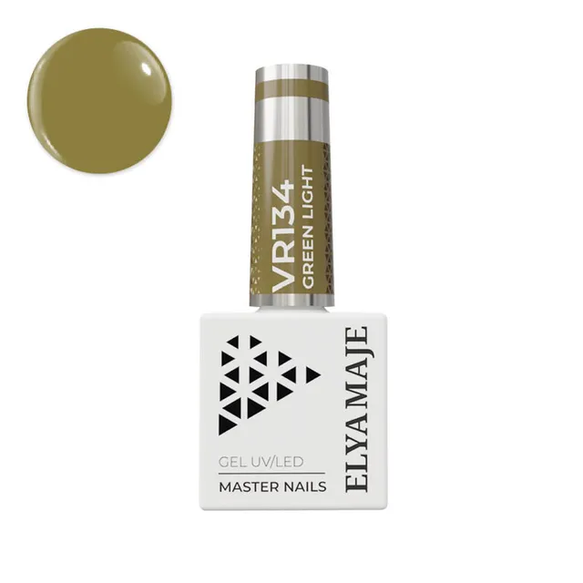 Elyamaje N°134 vernis semi-permanent green light couvrant