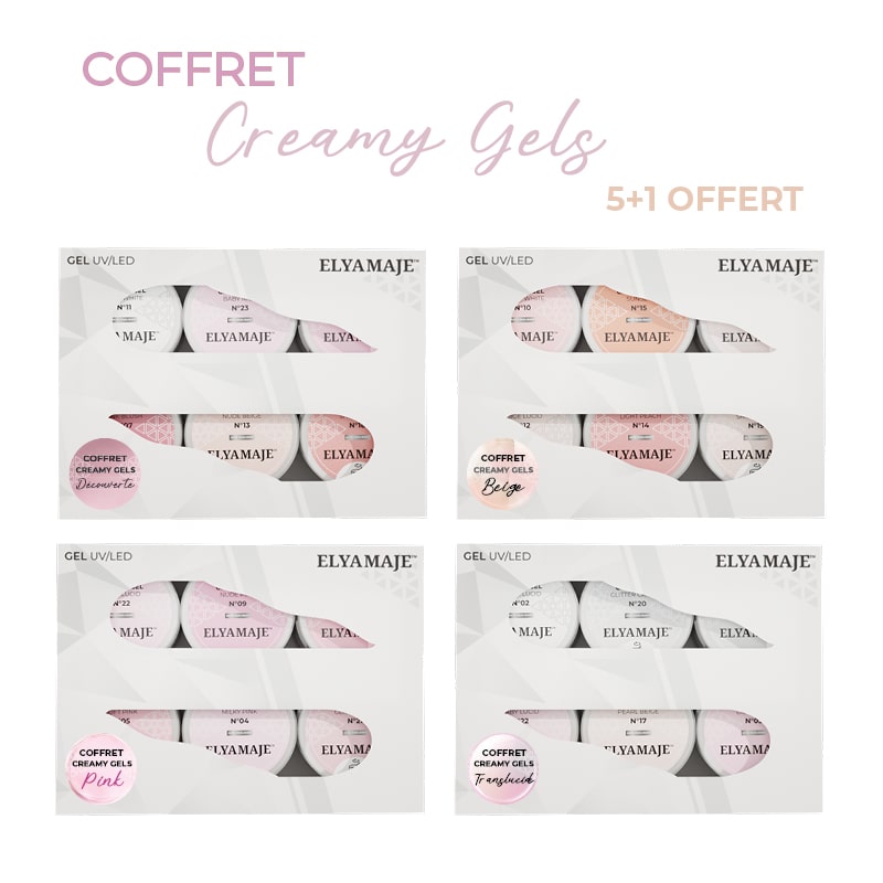 Elyamaje Creamy Gels Coffret 6 Gels UV 20ml Gainage