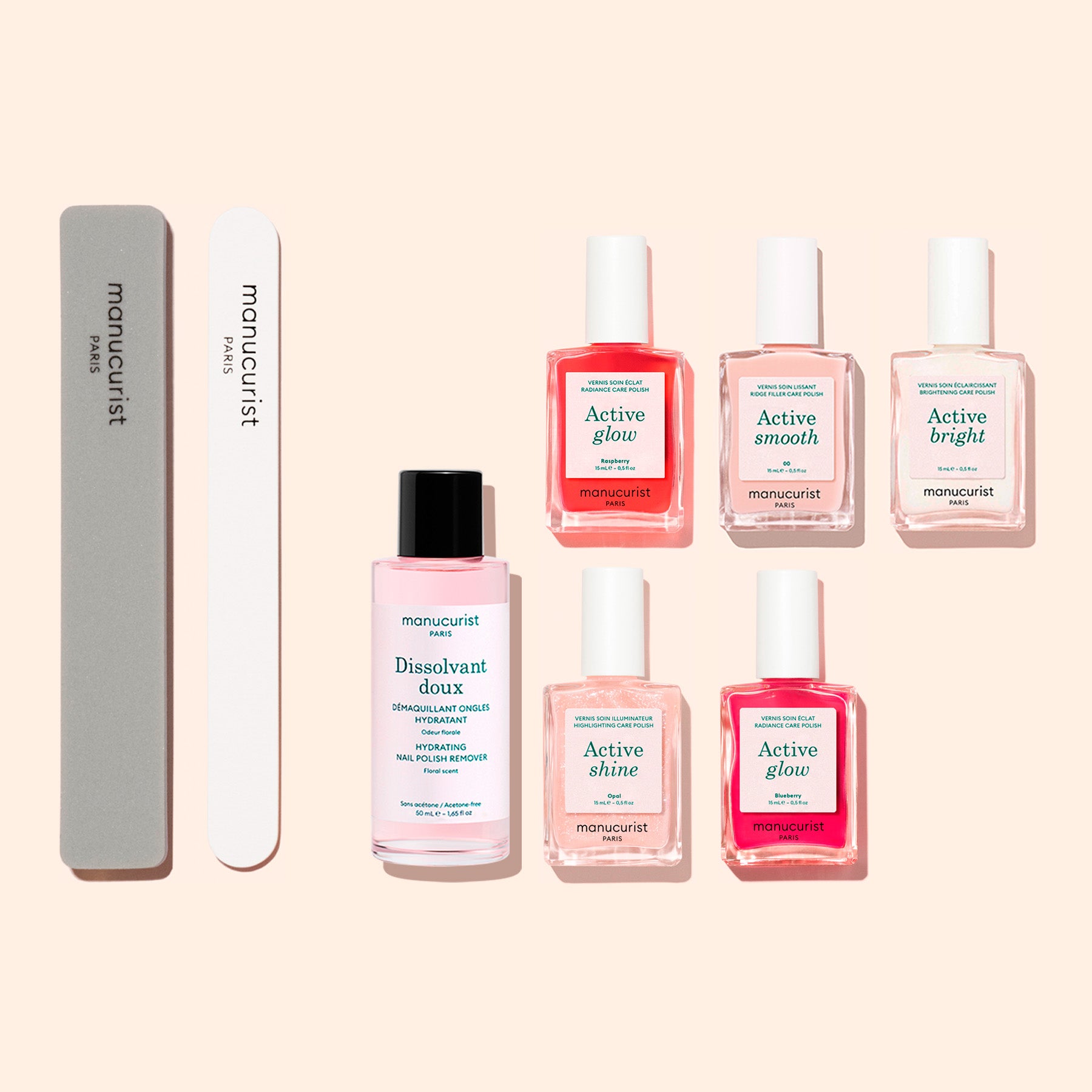 Manucurist Active Kit Super Manucure 5 vernis soin éclat
