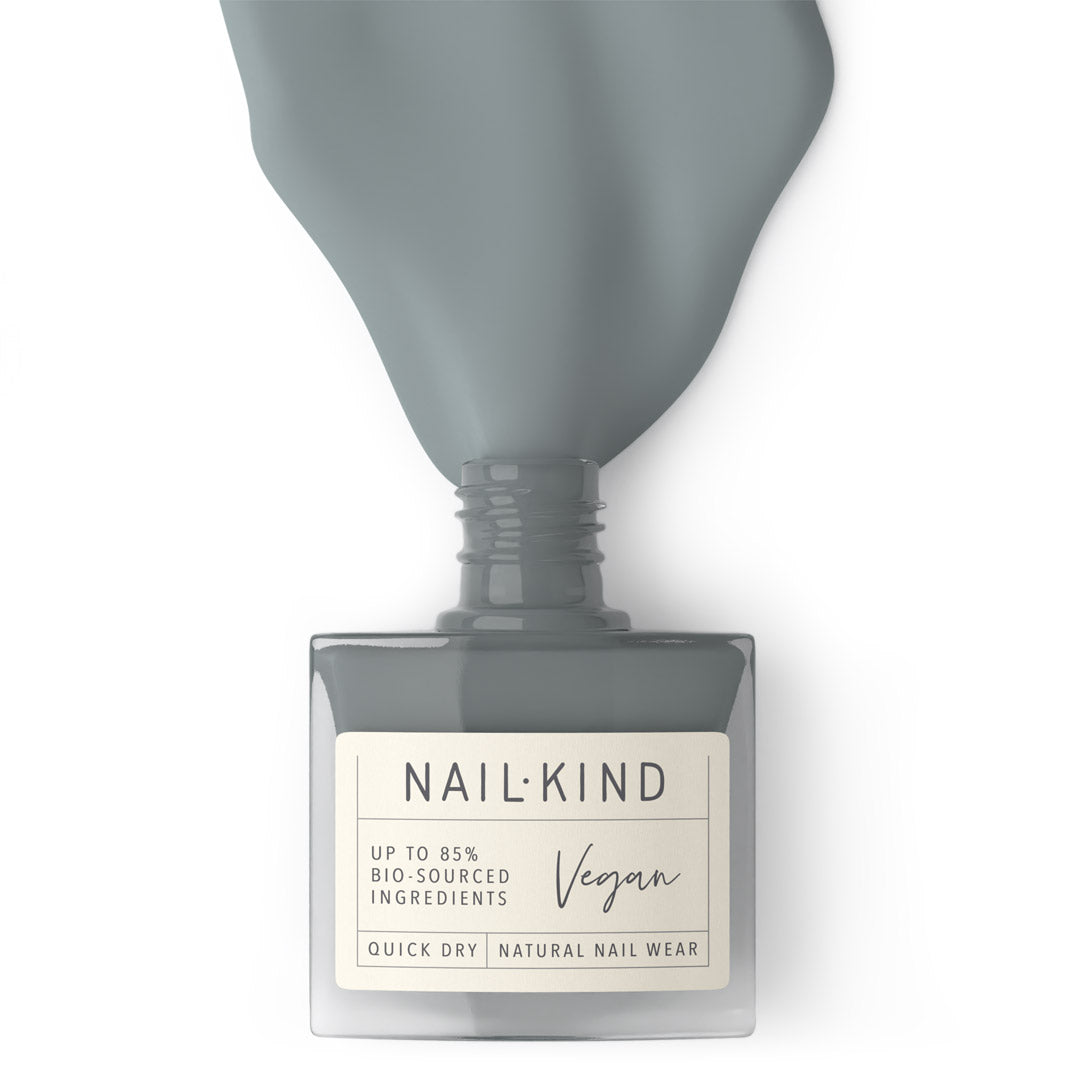 NAIL KIND The Colour Squad Mr. Rock Solid vernis gris métallisé