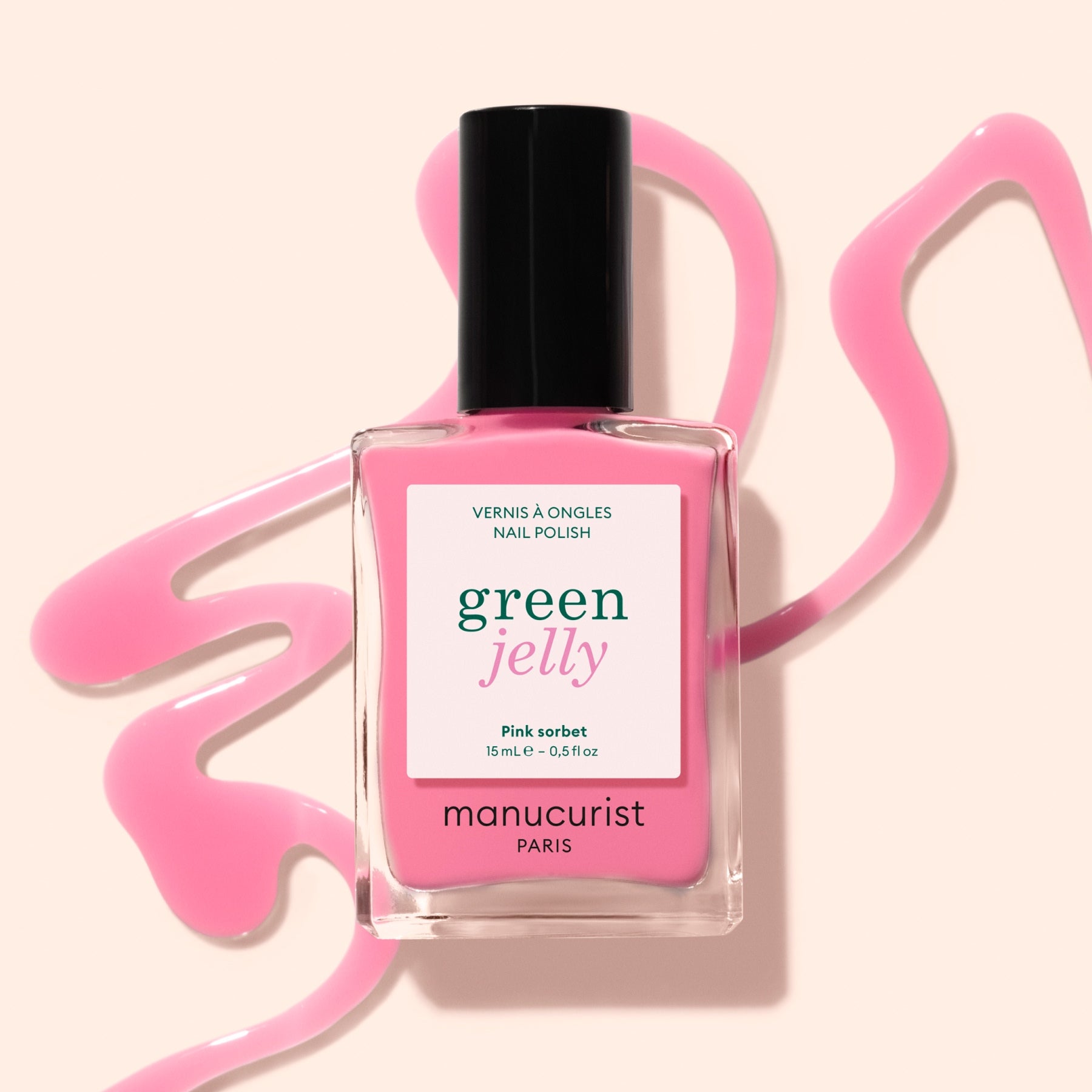 Manucurist Green Pink Sorbet Jelly vernis rose translucide