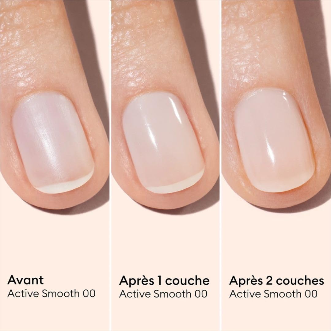 Manucurist Active Smooth 00 vernis soin voile rosé