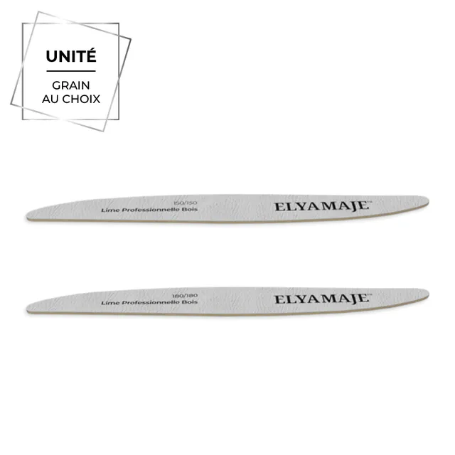 Elyamaje lime double couteau en bois manucure