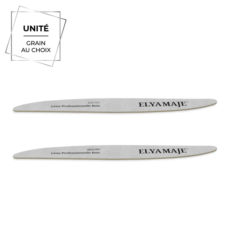 Elyamaje lime double couteau en bois manucure