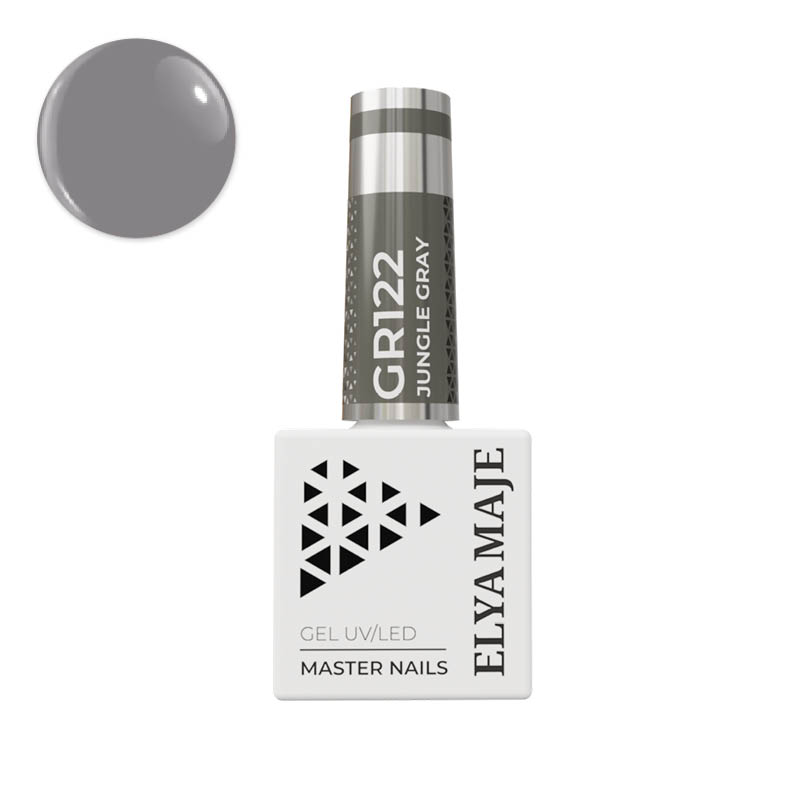 Elyamaje N°122 Jungle Gray vernis semi-permanent gris