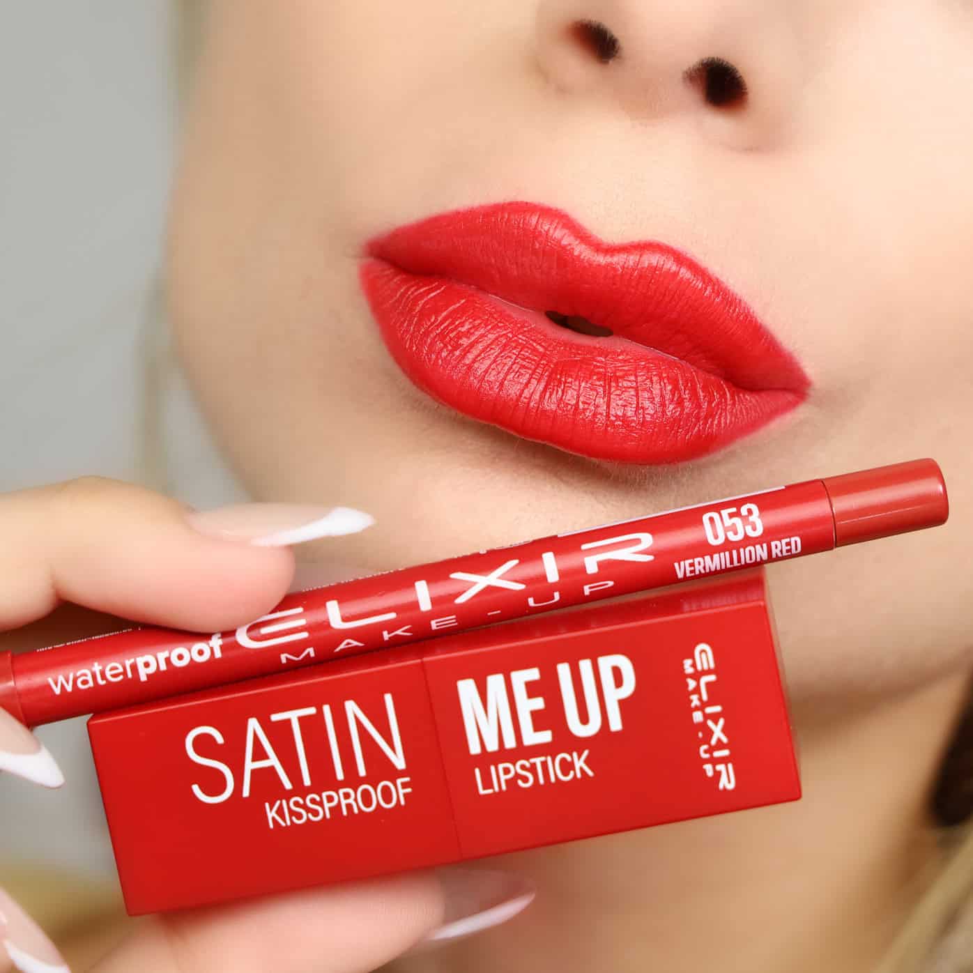 Élixir Kissproof Santorini duo lèvres rouge mat crayon + rouge