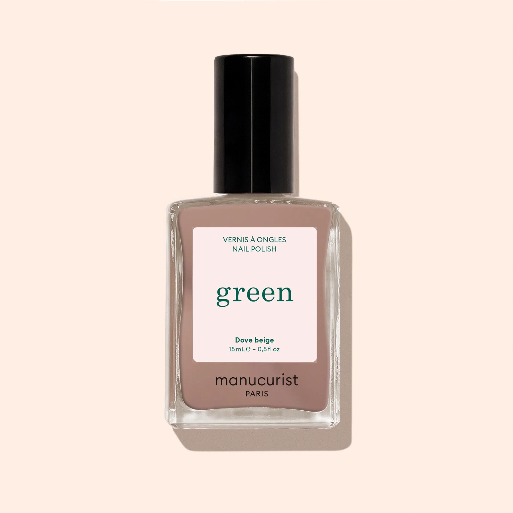 Manucurist Green Dove Beige vernis à ongles beige gris opaque