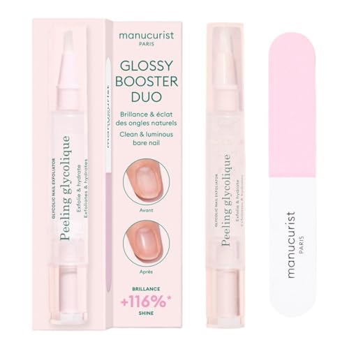 Manucurist Glossy Booster Duo kit manucure japonaise brillance