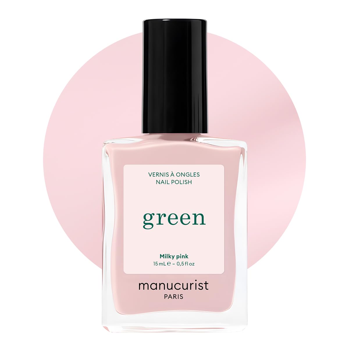 Manucurist Green Milky Pink vernis rose laiteux opaque