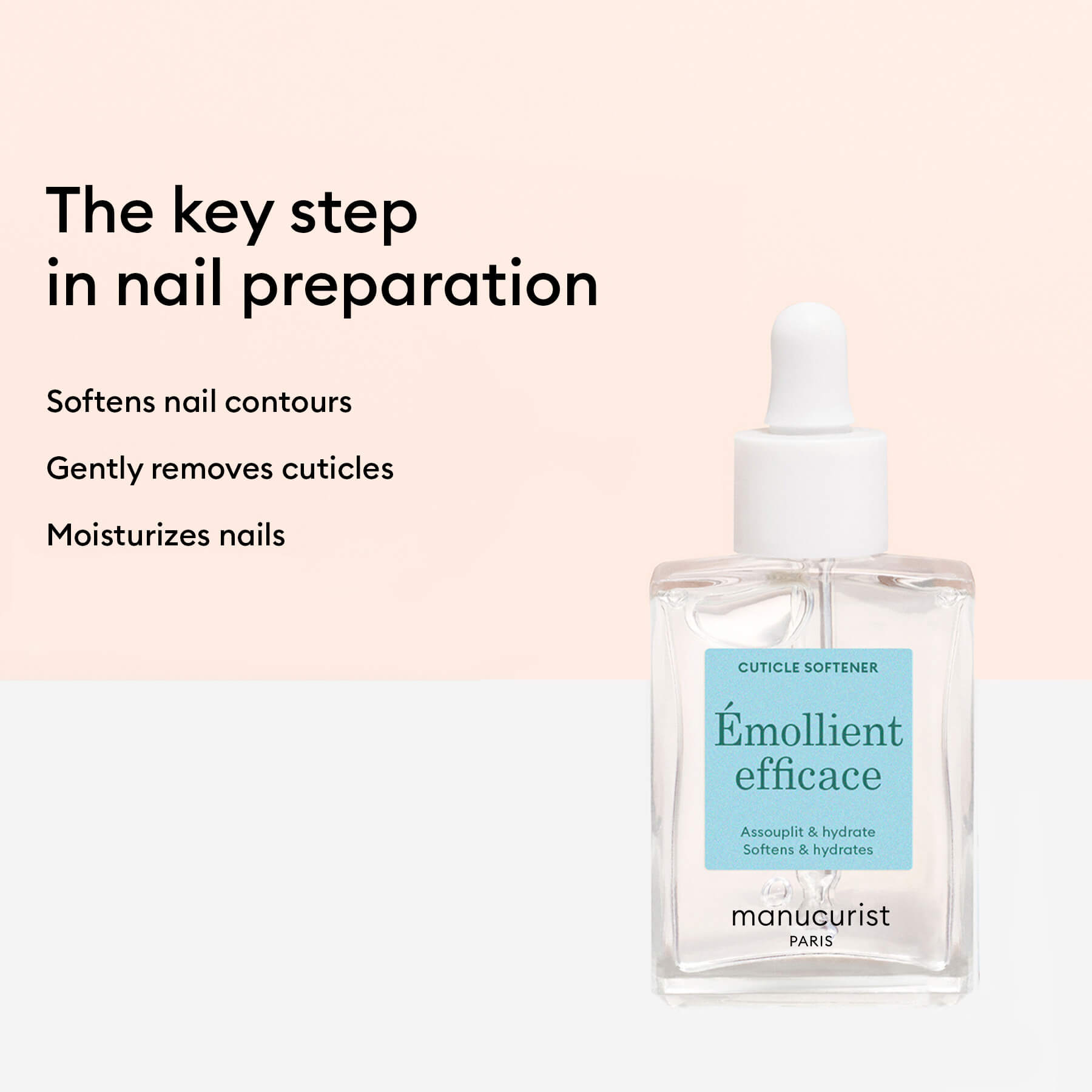 Manucurist Émollient Efficace soin cuticules gel glycérine