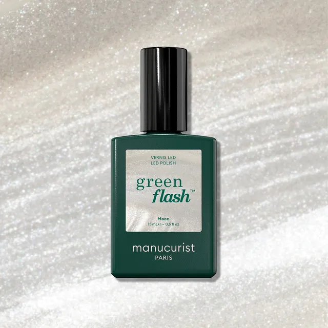 Manucurist Green Flash Moon vernis semi-permanent blanc nacré