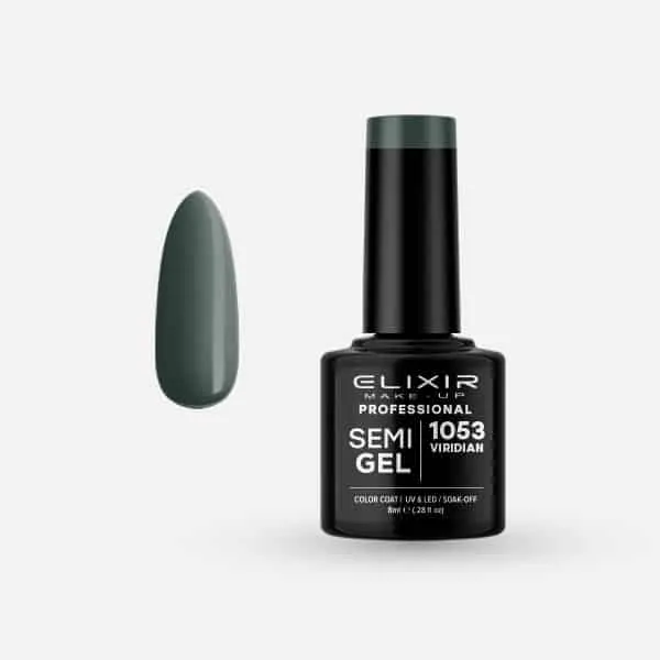 Élixir Semi Gel vernis semi-permanent 8ml #1053 Viridian tenue 1 mois