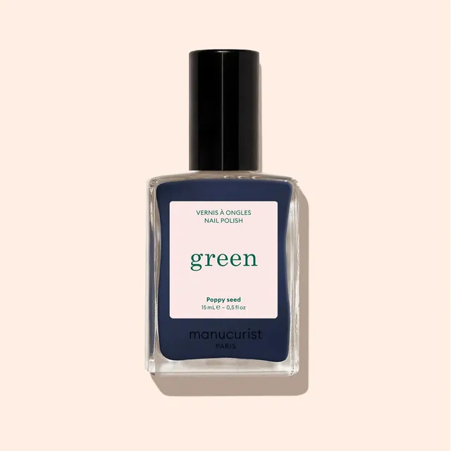 Manucurist Green Poppy Seed vernis à ongles bleu gris opaque