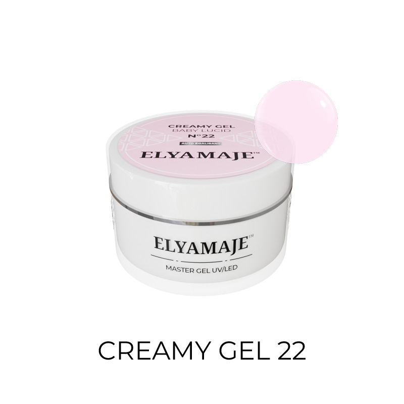 Elyamaje Creamy Gel Baby Lucid n°22 gel construction laiteux