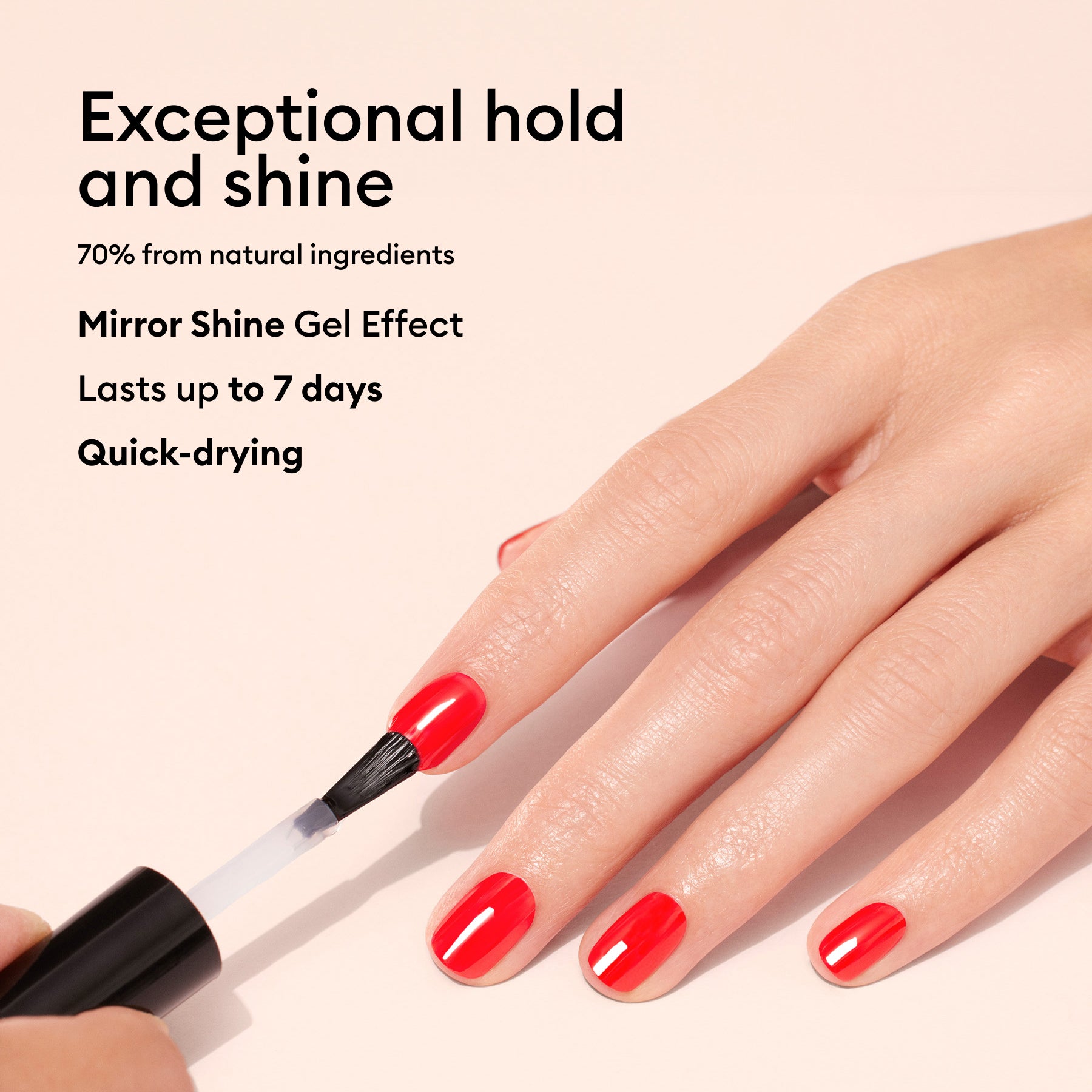 Manucurist Green Top Coat Sunshine vernis effet gel brillant