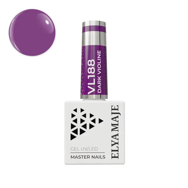 Elyamaje N°188 Dark Violine vernis semi-permanent foncé