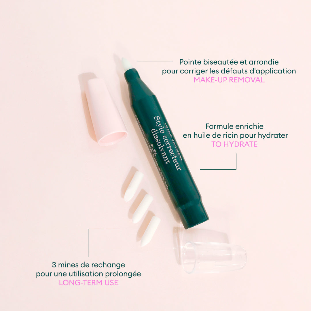 Manucurist Stylo Correcteur Dissolvant à l'unité ricin