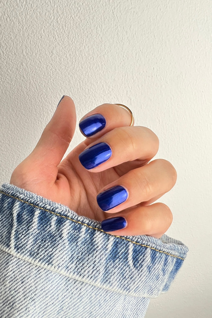 Nailberry L'Oxygéné Blue Moon vernis à ongles 15ml bleu métal