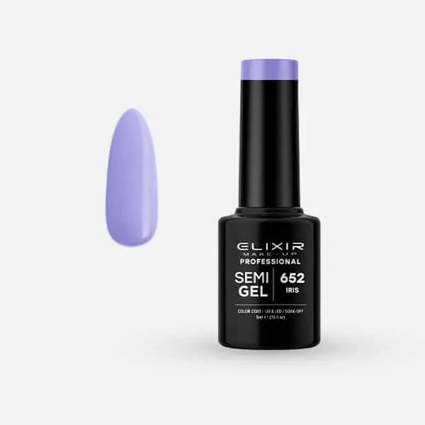 Élixir Semi Gel 652 Iris vernis semi-permanent 5 ml longue tenue