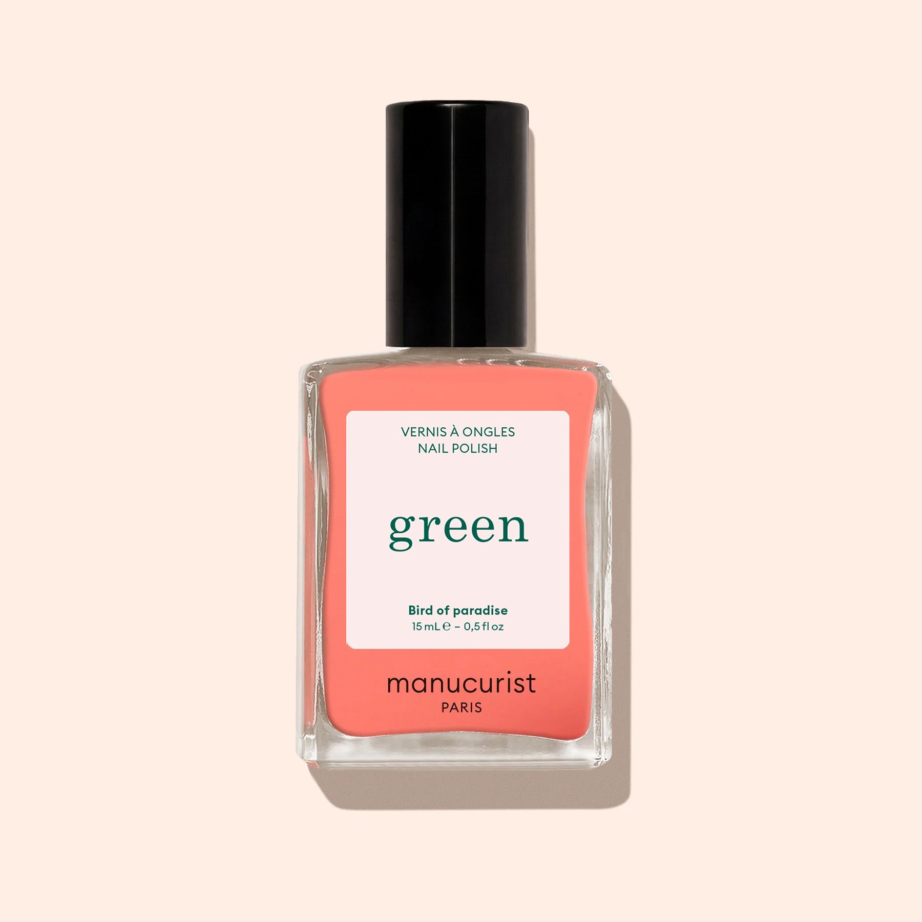 Manucurist Green Bird of Paradise vernis à ongles orange corail