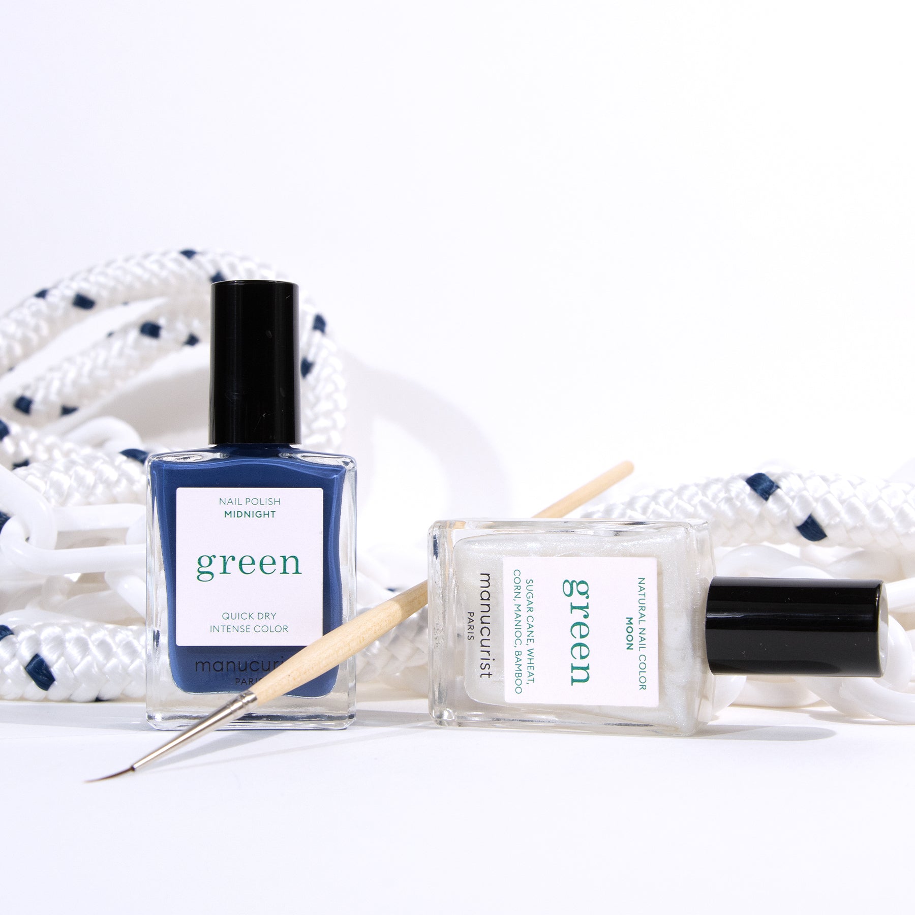 Manucurist Bain de minuit coffret nail art Moon bleu