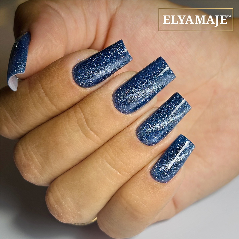 Elyamaje N°294 Zaphir vernis semi-permanent cat eye réfléchissant
